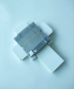 7x7x3 cm Asetatlı Beyaz Kutu - Özel Gün Hediyelikleri İçin İdeal