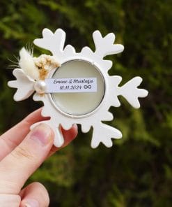 Kar Tanesi Temalı Döküm Hediyelik -1