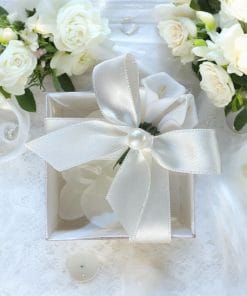 Alternative view of Orkide Beyaz Kutu Mum-2