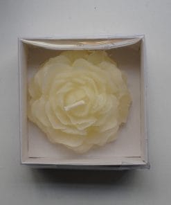 Şakayık Mum Beyaz Kutu -2