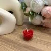 Gül Formunda Hediyelik Mum -2  Zarif ve Dekoratif