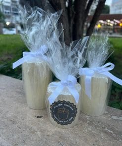 Alternative view of Dekoratif 3'lü Silindir Mum Seti -1  Şık ve Romantik Atmosfer için