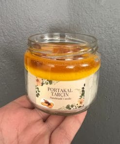Terapi ve Çakra Mum Portakal Tarçın ve Rituel Mum Kokulu Mum