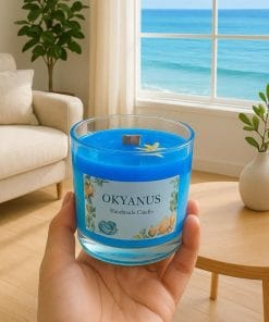 Alternative view of Okyanus Kokulu Tasarım Bardak Mum