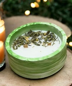 Özel Seri %100 Doğal Soya Wax Mermer Serisi Aroterapi Arınma Serisi Mum