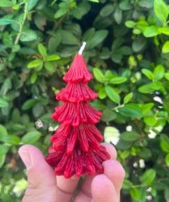 3 Adet Yılbaşı Hediyelik Çam Ağacı ( Yeşil ve Kırmızı ) Renk Seçenekleriyle