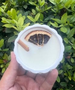 5 Adet Portakal ve Tarçınlı Taş Mum Söz Nişan Düğün Hediyelik